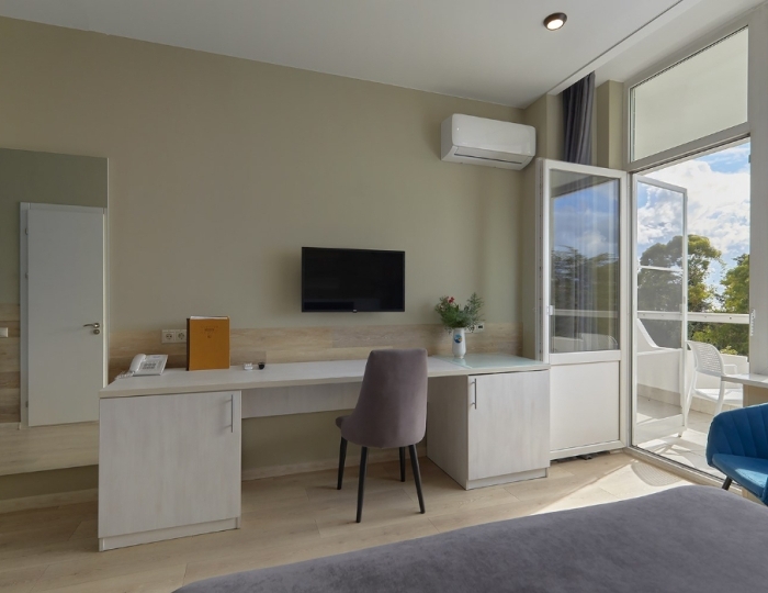 2-местное станд., корп. 2 (5-9 эт., угловой) - Санаторий «им. М.В. Фрунзе» Сочи