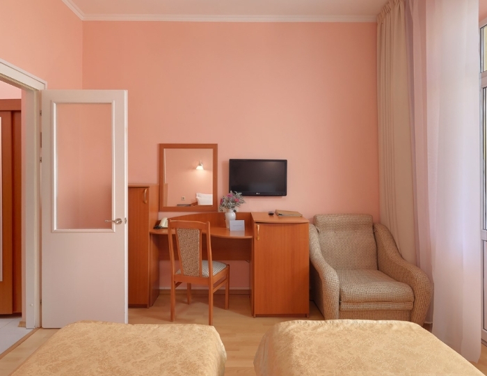 2-местное станд., корп. 1 (2 эт., восток) - Санаторий «им. М.В. Фрунзе» Сочи